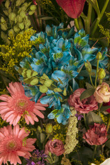 Fototapeta premium lirios y gerberas