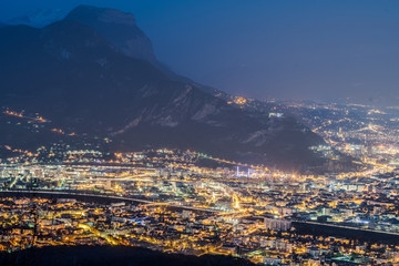 grenoble by night