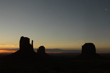 Monument valley sunrise