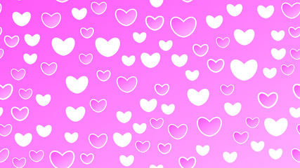 Stylish and romantic background in white and pink colors for cards, covers, holiday decorations.