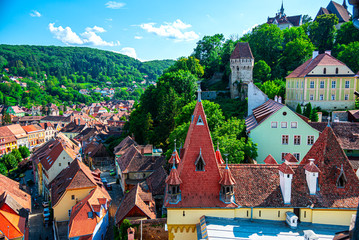 Old medieval city , Sighisoara, romania