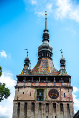 Fototapeta premium Old medieval city , Sighisoara, romania