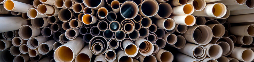 Obraz na płótnie Canvas Plastic pipes