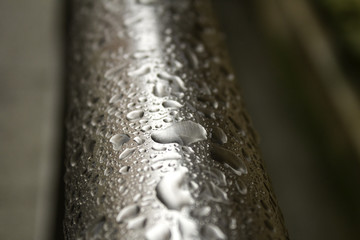 Metal water drops