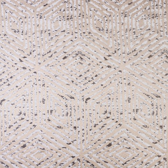 textile and texture concept - close up of crumpled gray cotton fabric background