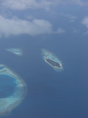 Naklejka na ściany i meble aerial view of the south sea island