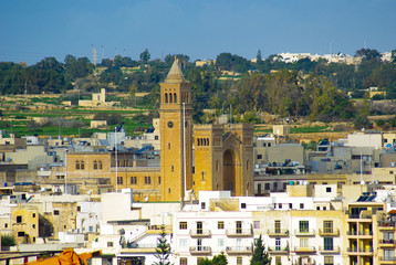 Photo of Parish Church of St Peter's Chains in Marsaxlock in Malta.