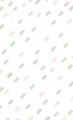 Light green and brown rectangles located diagonally on a white background