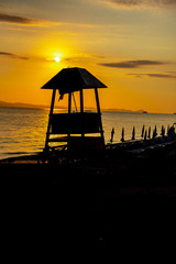 Landscape at the sea in Greece