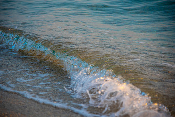 Landscape at the sea in Greece