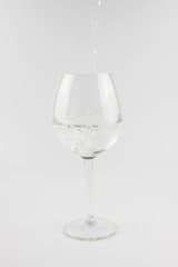 Pouring liquid into a glass