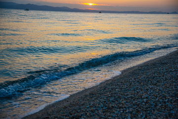Landscape at the sea in Greece