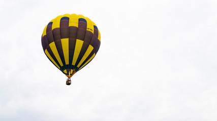 colorful hot air balloons against blue sky