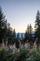 Verbier Sunset Switzerland