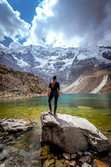 Laguna Humantay in Peru mountains © Nojo