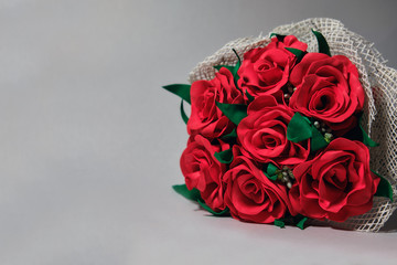 Bouquet of red roses. March 8. Birthday. Valentine's day. Mother's day.