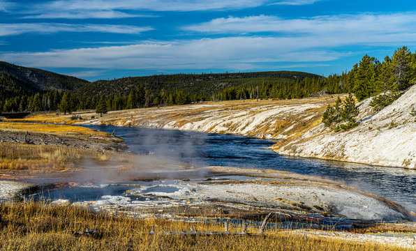 Firehole River, Yellowstone National Park.