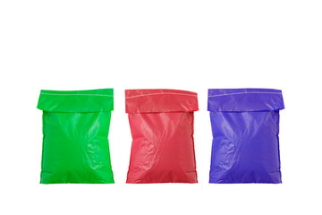 Sealed packaging bags for transporting bulk goods