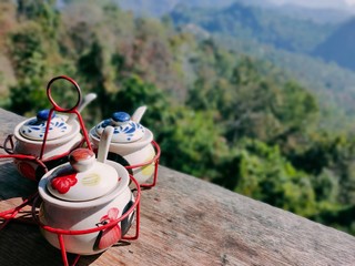 girl with cup of coffee