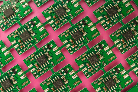 Abstract backgroud with electronic boards.