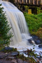 Waterfall - national park Sumava Czechia