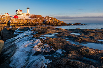 Sunset at Nubble Lighthouse, Maine