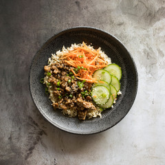 Beef Bulgogi Bowl with Pickled Vegetables
