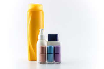 Personal care kit. Photo was taken in the studio against white background.