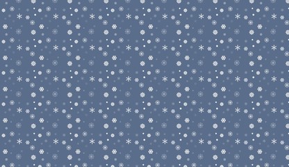 Snowflakes vector seamless pattern. Snowfall christmas repeat backdrop. Seamless pattern christmas snowfall, backdrop winter snowflake illustration