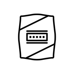 Cement bag icon