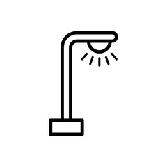 Street lamp icon