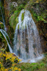 Autumn landscape in Plitvice Lakes Park, Croatia