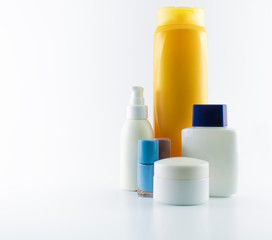 Personal care kit. Photo was taken in the studio against white background.