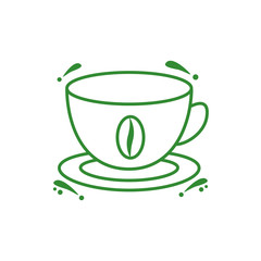 coffee cup drink isolated icon