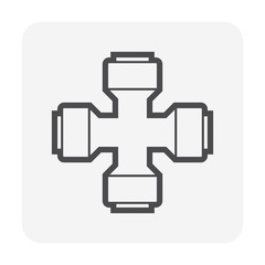 pipe connector icon