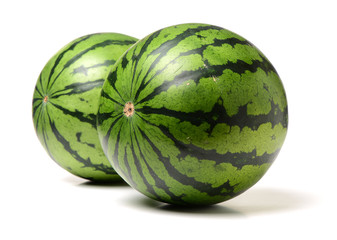 watermelon on white background 