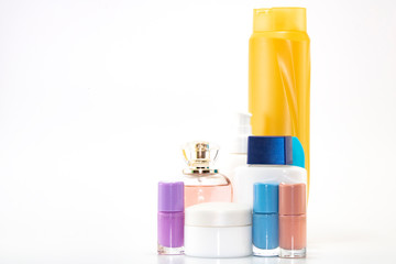 Personal care kit. Photo was taken in the studio against white background.