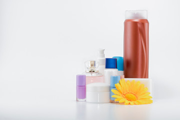 Personal care kit. Photo was taken in the studio against white background.