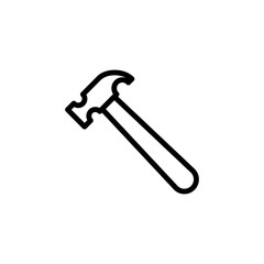 Vector hammer icon design