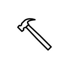 Vector hammer icon design