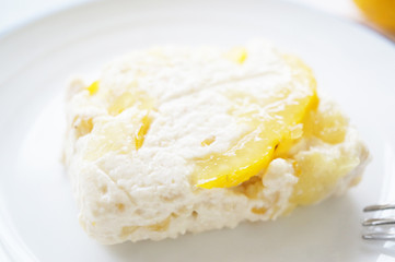 柚子レアチーズケーキ