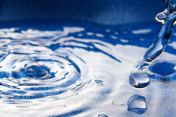 Macro of water splash