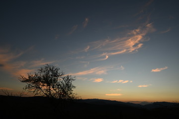 atardecer