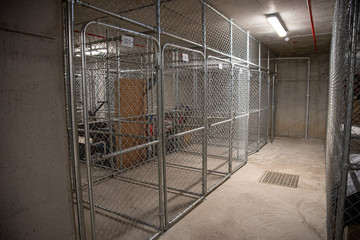 apartment storage cage for security