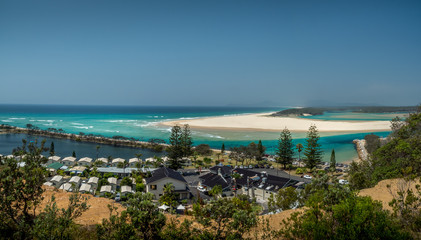 Panoramic Coastal Photograph