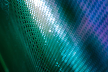 CloseUp LED blurred screen. LED soft focus background. abstract background ideal for design.