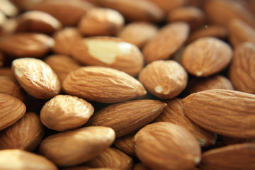 Raw Almond Pile