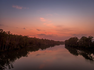 Colourful River Sunrise