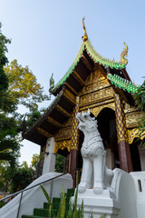 Fototapeta premium Umong Mahaterachan Temple.Built a temple first in the year 1839-1840