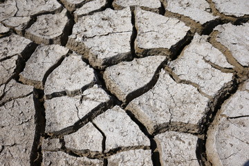 Climate warming dry chapped land